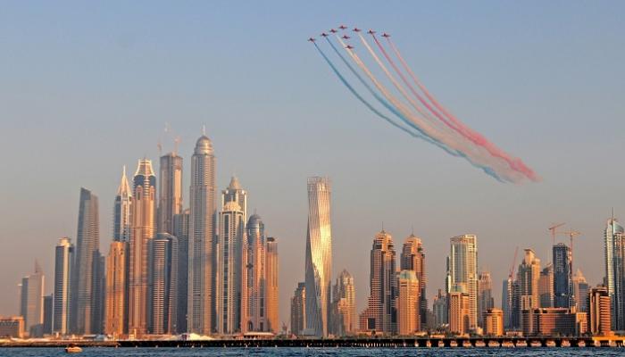 سلاح الجو الملكي البريطاني يشارك بعرض في إكسبو 2020 دبي