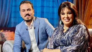 فيفي عبده مع الإعلامي نزار الفارس