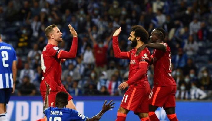 محمد صلاح نجم ليفربول ضد بورتو