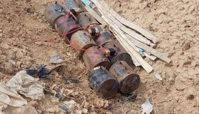 عبوات ناسفة ومساطر تفجير من مخلفات داعش