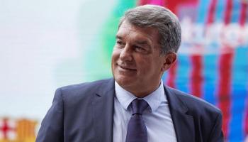 خوان لابورتا رئيس نادي برشلونة