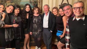 إلهام شاهين تحتفل بعيد ميلادها