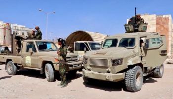 آليات للعمالقة في محافظة شبوة