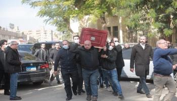 جثمان الفنانة الراحلة مها أبوعوف