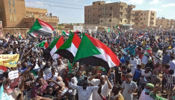 جانب من المظاهرات التي يشهدها السودان