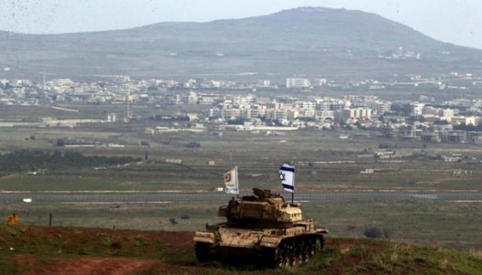 دبابة إسرائيلية قرب الحدود السورية 