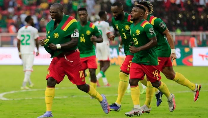 فينسنت أبوبكر مهاجم الكاميرون في افتتاح كأس أمم أفريقيا