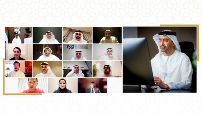 الشيخ عبدالله بن زايد آل نهيان، يترأس اجتماع "مجلس الإمارات للبحث والتطوير" 