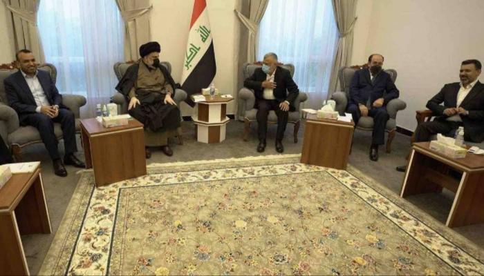 الصدر وقادة الإطار التسنيقي في اجتماع بغداد
