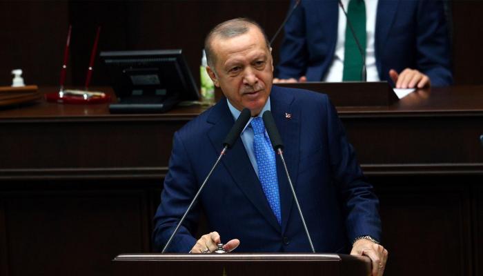 أردوغان خلال حديثه أمام الكتلة البرلمانية لحزبه