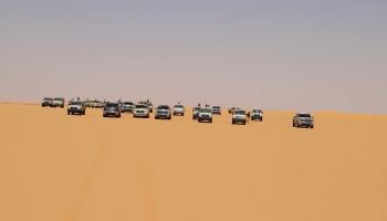 عناصر من الجيش الليبي في حملة أمنية بالجنوب (أرشيفية)