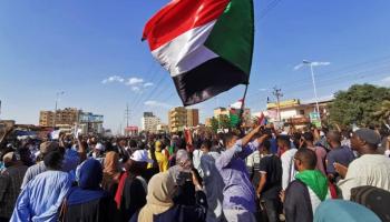 جانب من مظاهرات سابقة بالسودان