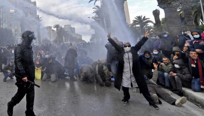 مظاهرات سابقة في تونس