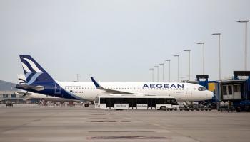 طائرة إيرباص A320neo تابعة لخطوط إيجيان اليونانية
