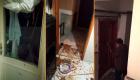 Ev sahibi Suriyeli kiracılarının evine baltayla saldırdı