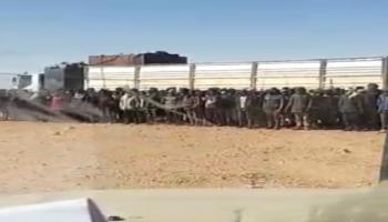 المهاجرون غير الشرعيين قبل ترحيلهم