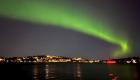 İsveç'in başkenti Stockholm'de Kuzey Işıkları gözlendi