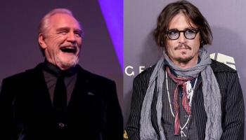 الممثلان: جوني ديب وبراين كوكس