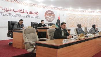 جلسة مجلس النواب الليبي لمناقشة خارطة الطريق