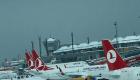 تركيا تلغي 46 رحلة جوية.. الثلوج تجمد الطيران