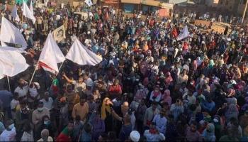 جانب من مظاهرات الخرطوم