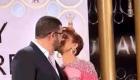 قبلة ساخنة من أصالة لزوجها تثير الجدل في السعودية.. هنا حفل Joy Awards في موسم الرياض (فيديو)