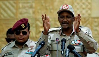 نائب رئيس مجلس السيادة في السودان الفريق محمد حمدان دقلو