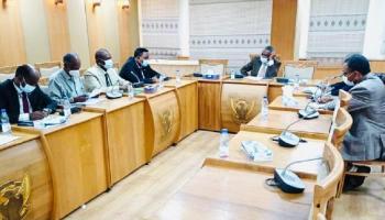 جانب من مباحثات سكرتير إيجاد بالخرطوم