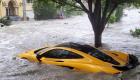 طوفان فلوریدا ماشین‌های لوکس فردی را در آب غوطه‌ور کرد