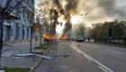 كييف تحت القصف.. انفجارات ضخمة وسقوط قتلى وجرحى (فيديو) 