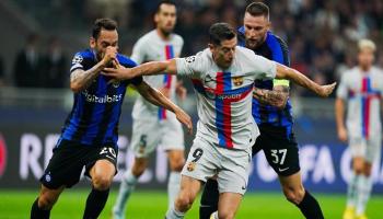 برشلونة وإنتر ميلان - دوري أبطال أوروبا
