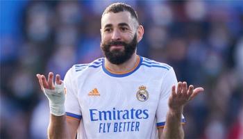 كريم بنزيما مهاجم ريال مدريد