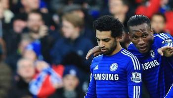 محمد صلاح مع ديديه دروجبا