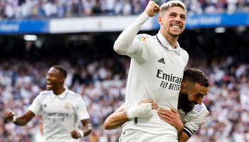 احتفال لاعبي ريال مدريد