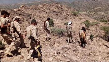 جنود في جبهة كرش في محافظة لحج