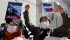 ویدئو | حمایت مردم کره‌جنوبی از الناز رکابی و اعتراضات مردم ایران