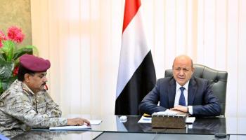 الرئيس اليمني ووزير الدفاع