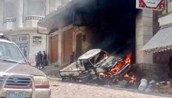 جانب من معارك المطلوبين أمنيا الموالين للإخوان بتعز