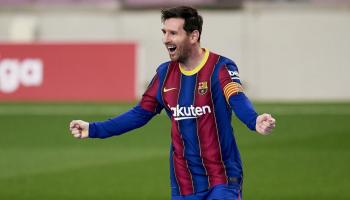 ليونيل ميسي بقميص برشلونة