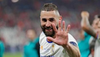 كريم بنزيما مهاجم ريال مدريد