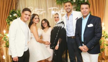 مصطفى كامل مع أسرته - أرشيفية