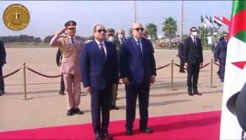 Le président algérien reçoit son homologue égyptien