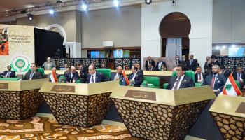 الرئيس المصري عبد الفتاح السيسي خلال فعاليات القمة