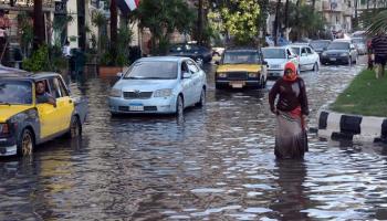 أمطار في محافظة الإسكندرية- صورة أرشيفية 