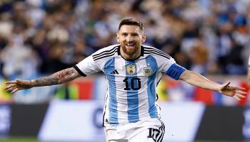 ليونيل ميسي قائد منتخب الأرجنتين