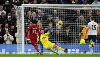 محمد صلاح نجم ليفربول ضد توتنهام
