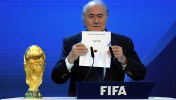 جوزيف بلاتر رئيس الاتحاد الدولي لكرة القدم السابق