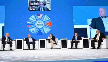 جانب من الجلسة السابعة لملتقى أبوظبي الاستراتيجي  