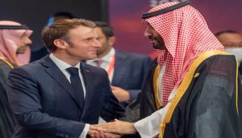 الأمير محمد بن سلمان وماكرون على هامش قمة العشرين