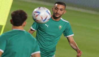 حكيم زياش نجم منتخب المغرب